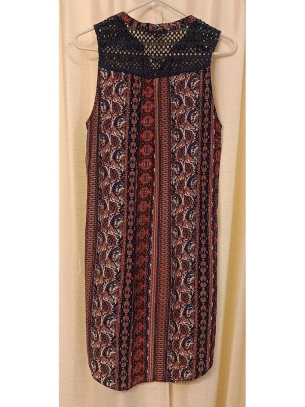Women_s Blue Orange Boho Style Ti